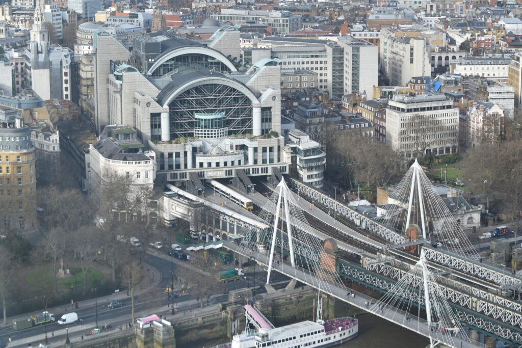 Charing Cross arial image
