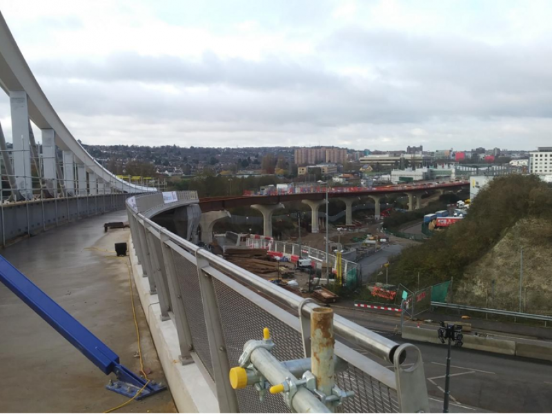 Luton Dart Parapet to Gateway Bridge